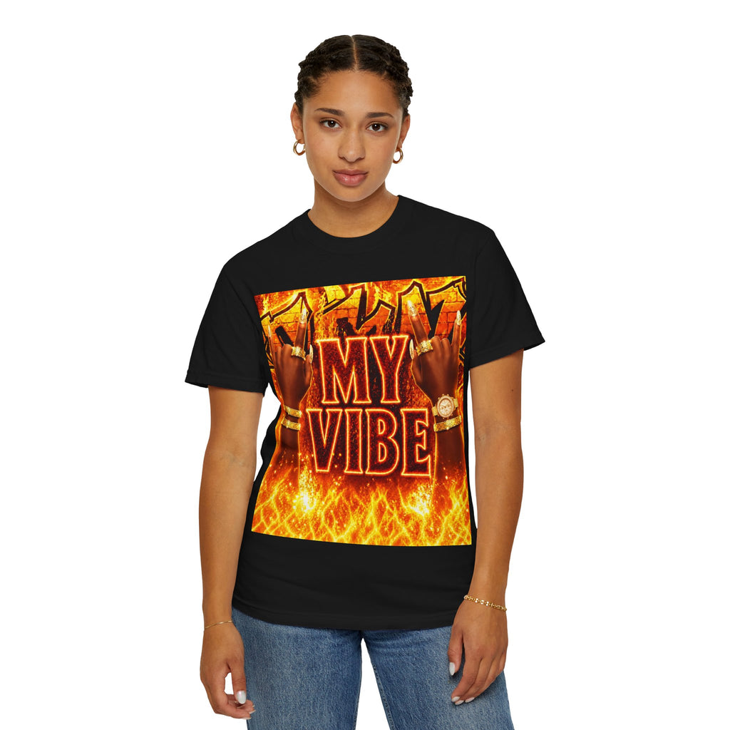 🔥 Women's Premium Vibe Flame Graphic T-Shirt 🔥